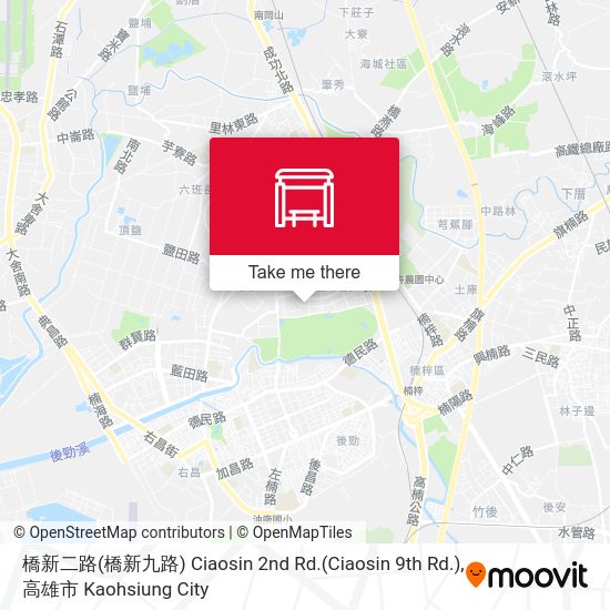 橋新二路(橋新九路) Ciaosin 2nd Rd.(Ciaosin 9th Rd.) map