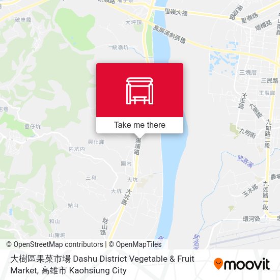 大樹區果菜市場 Dashu District Vegetable & Fruit Market地圖