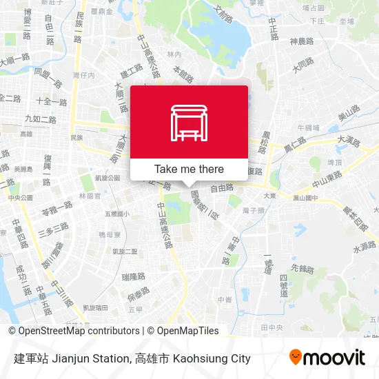 建軍站 Jianjun Station map