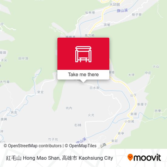 紅毛山 Hong Mao Shan地圖
