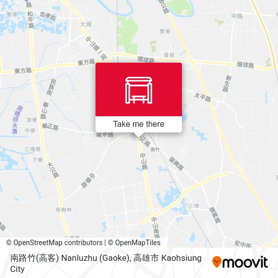 南路竹(高客) Nanluzhu (Gaoke)地圖