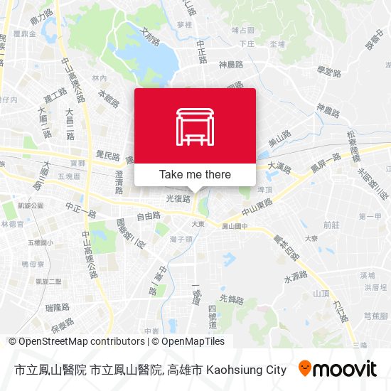 市立鳳山醫院 市立鳳山醫院 map