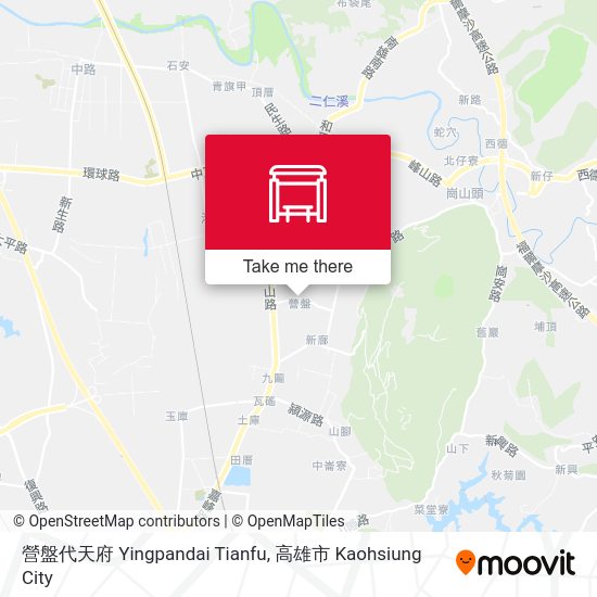 營盤代天府 Yingpandai Tianfu map