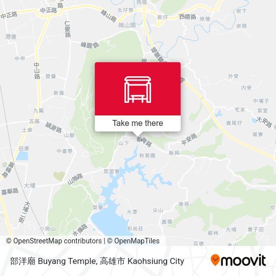 部洋廟 Buyang Temple map