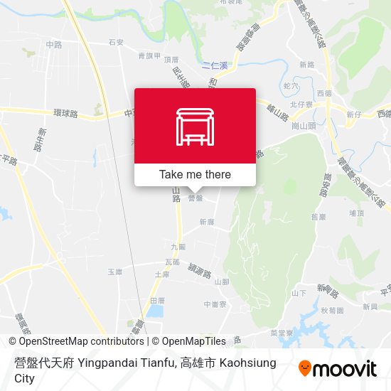 營盤代天府 Yingpandai Tianfu map