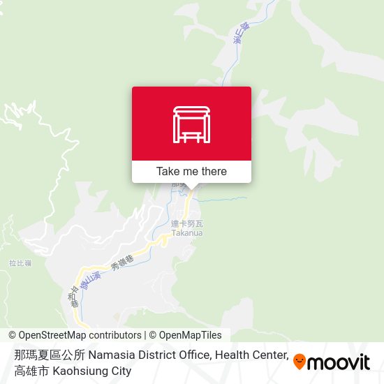那瑪夏區公所 Namasia District Office, Health Center地圖