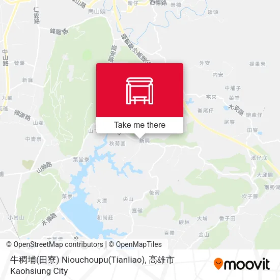 牛稠埔(田寮) Niouchoupu(Tianliao) map