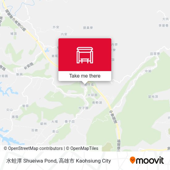 水蛙潭 Shueiwa Pond map