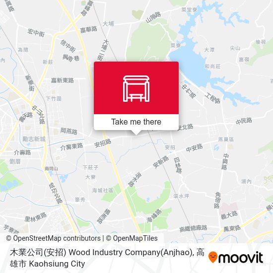 木業公司(安招) Wood Industry Company(Anjhao)地圖