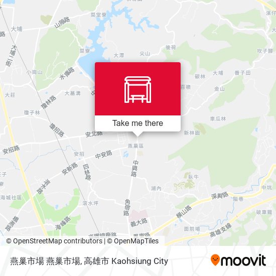 燕巢市場 燕巢市場 map