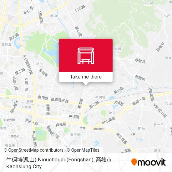 牛稠埔(鳳山) Niouchoupu(Fongshan)地圖