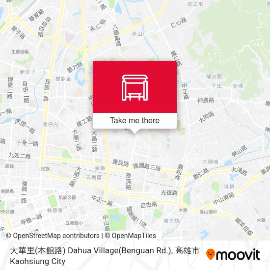 大華里(本館路) Dahua Village(Benguan Rd.) map