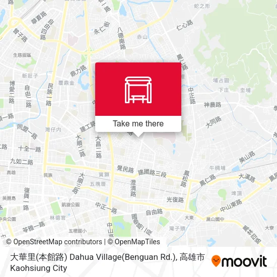 大華里(本館路) Dahua Village(Benguan Rd.)地圖