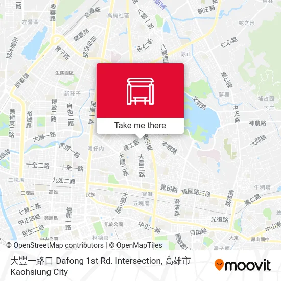 大豐一路口 Dafong 1st Rd. Intersection map