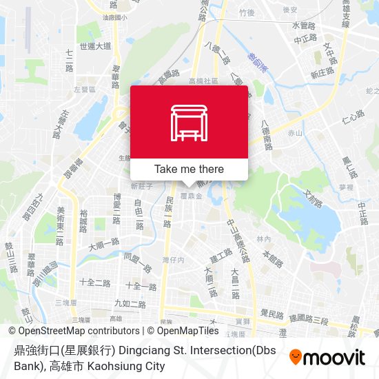 鼎強街口(星展銀行) Dingciang St. Intersection(Dbs Bank) map