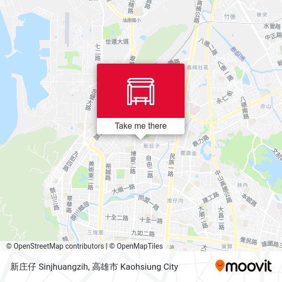 新庄仔 Sinjhuangzih map