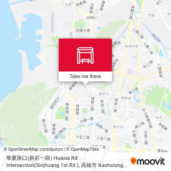 華夏路口(新莊一路) Huasia Rd. Intersection(Sinjhuang 1st Rd.)地圖