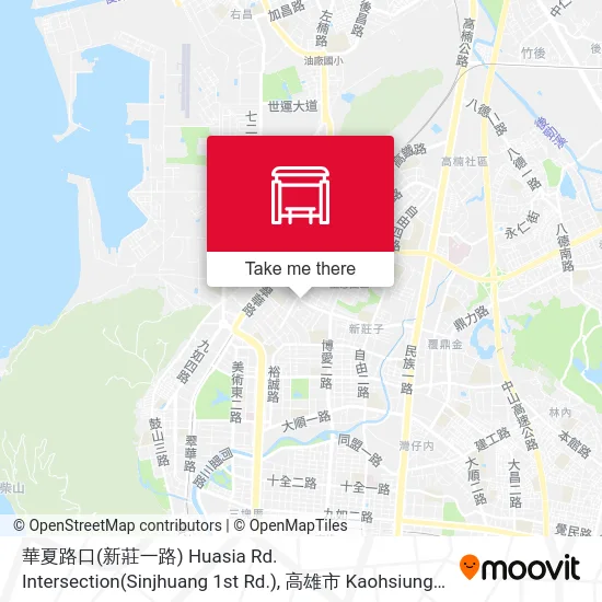 華夏路口(新莊一路) Huasia Rd. Intersection(Sinjhuang 1st Rd.)地圖