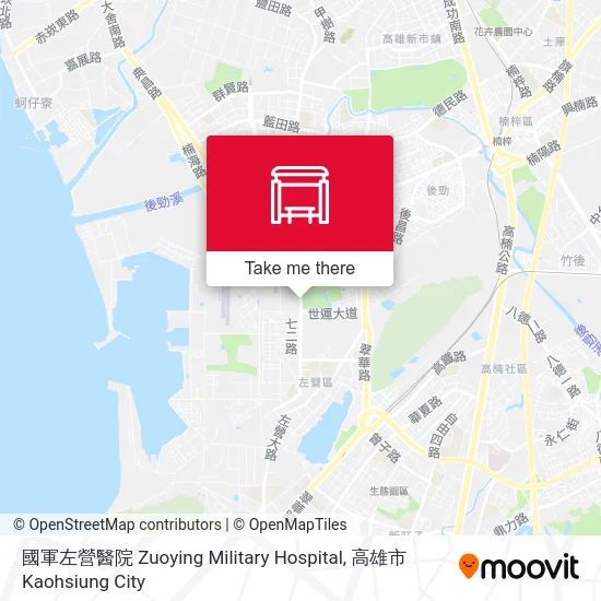 國軍左營醫院 Zuoying Military Hospital map