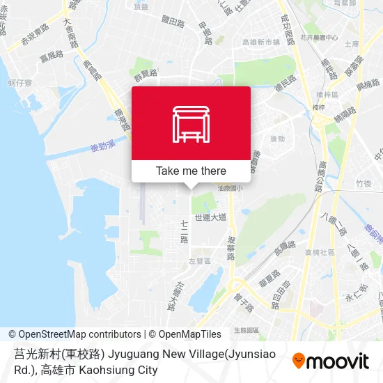 莒光新村(軍校路) Jyuguang New Village(Jyunsiao Rd.)地圖