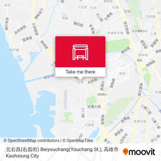 北右昌(右昌街) Beiyouchang(Youchang St.) map