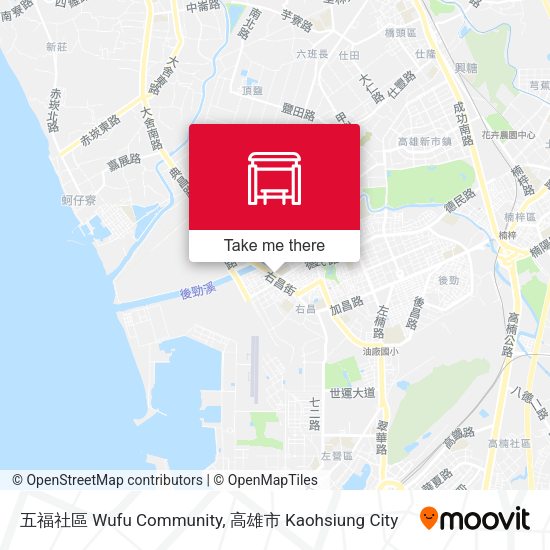 五福社區 Wufu Community map