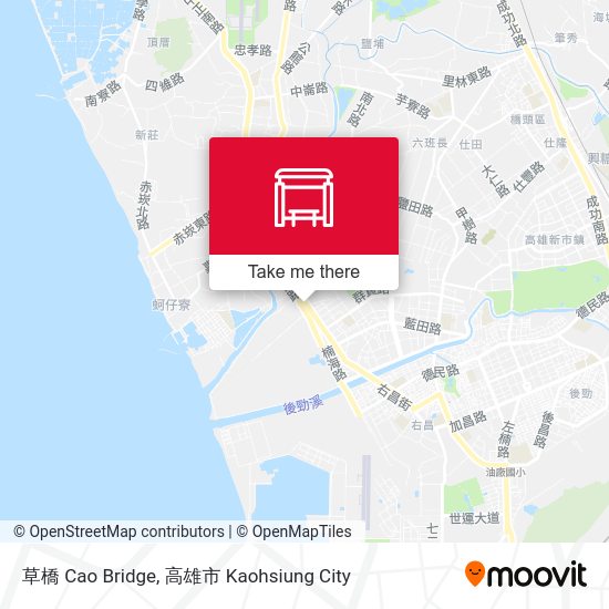 草橋 Cao Bridge map
