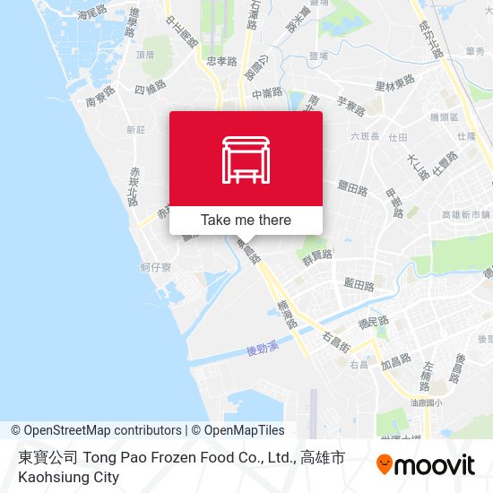 東寶公司 Tong Pao Frozen Food Co., Ltd.地圖