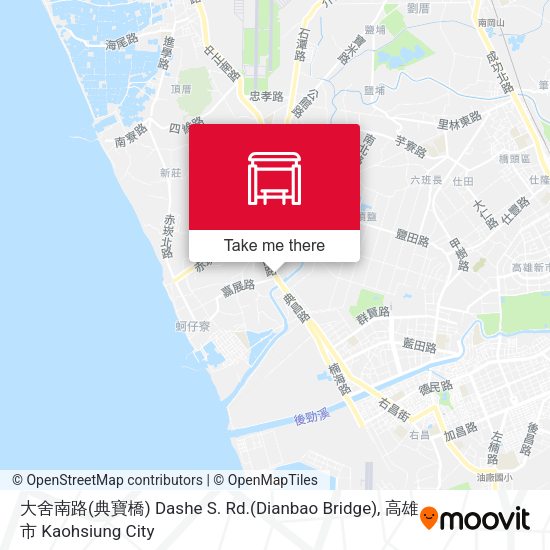 大舍南路(典寶橋) Dashe S. Rd.(Dianbao Bridge) map