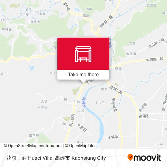 花旗山莊 Huaci Villa地圖