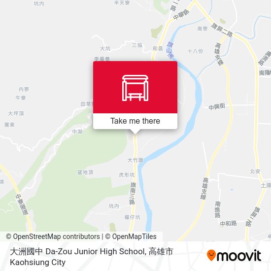 大洲國中 Da-Zou Junior High School map