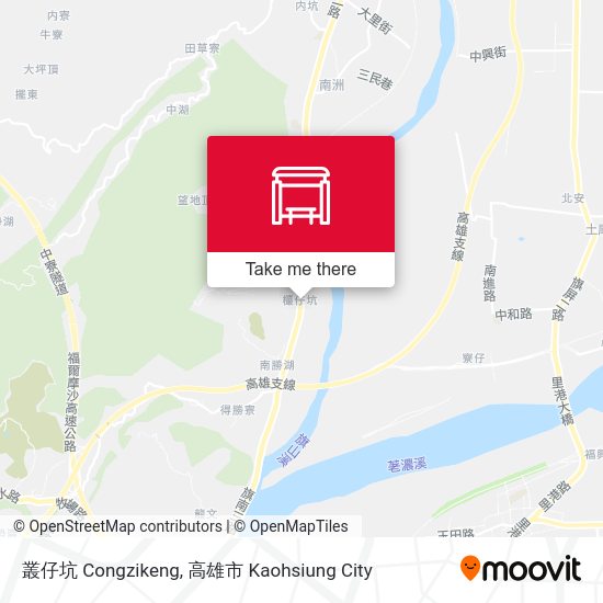 叢仔坑 Congzikeng map