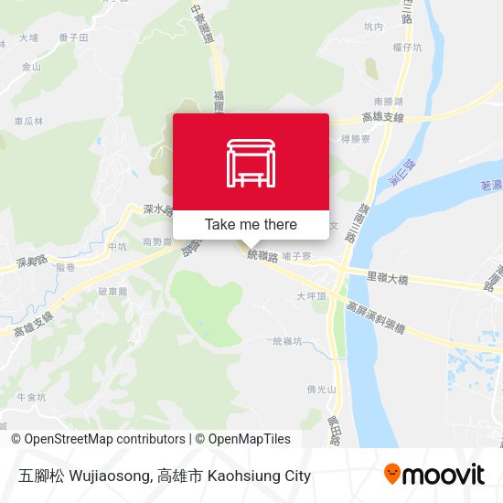 五腳松 Wujiaosong地圖