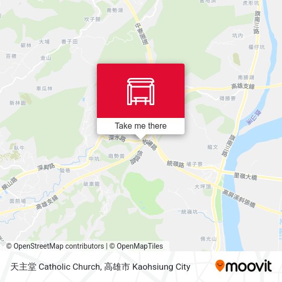 天主堂 Catholic Church map