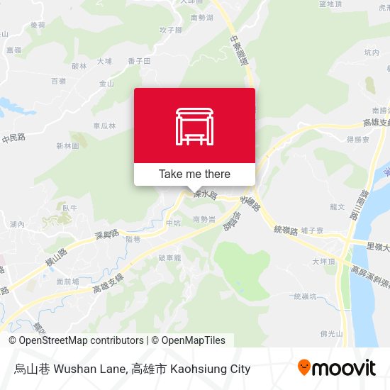 烏山巷 Wushan Lane map