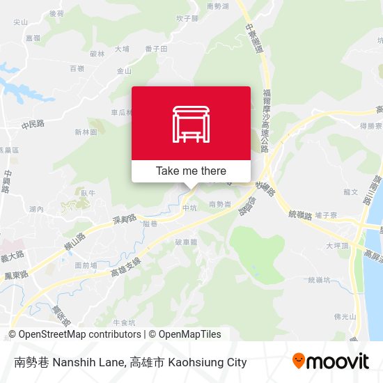 南勢巷 Nanshih Lane地圖