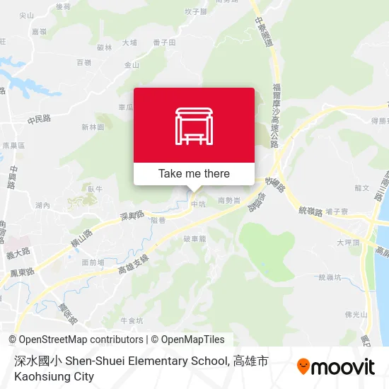 深水國小 Shen-Shuei Elementary School地圖
