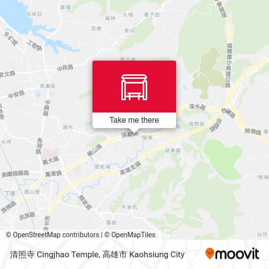 清照寺 Cingjhao Temple地圖