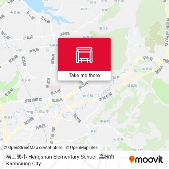 橫山國小 Hengshan Elementary School map