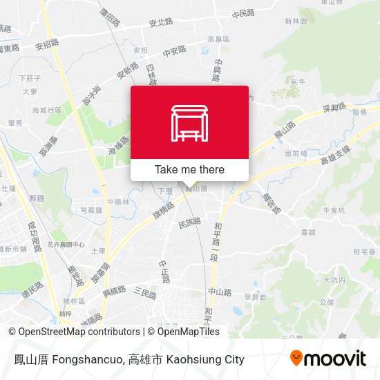 鳳山厝 Fongshancuo map