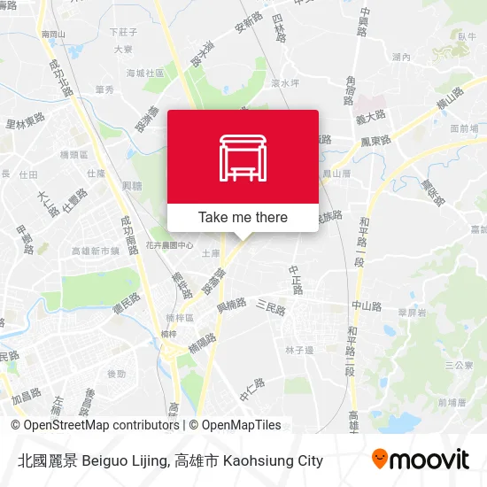 北國麗景 Beiguo Lijing map