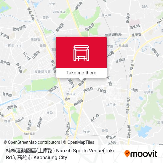 楠梓運動園區(土庫路) Nanzih Sports Venue(Tuku Rd.) map