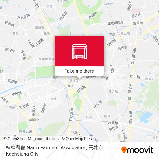 楠梓農會 Nanzi Farmers' Association map