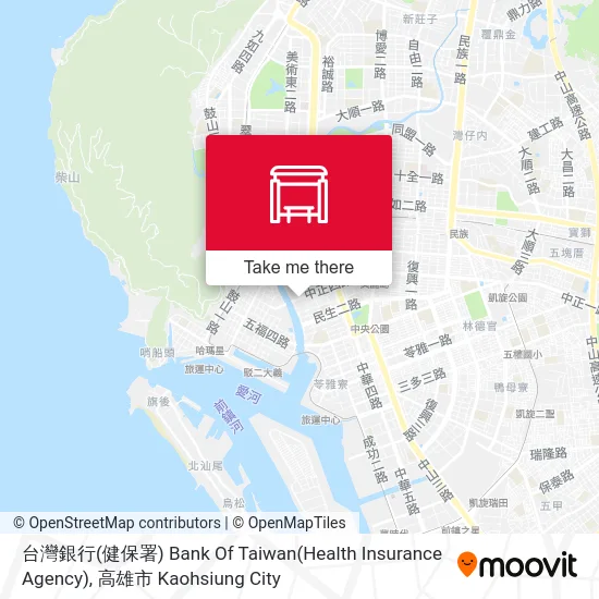 台灣銀行(健保署) Bank Of Taiwan(Health Insurance Agency) map