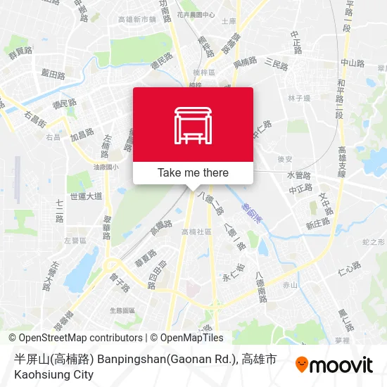 半屏山(高楠路) Banpingshan(Gaonan Rd.)地圖
