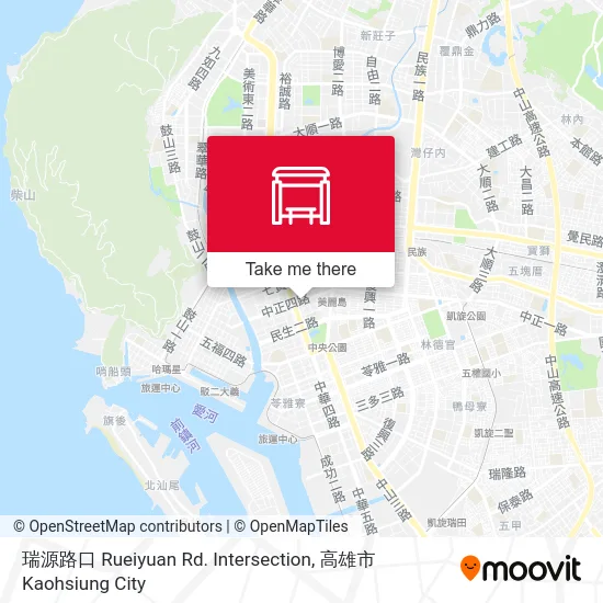 瑞源路口 Rueiyuan Rd. Intersection map
