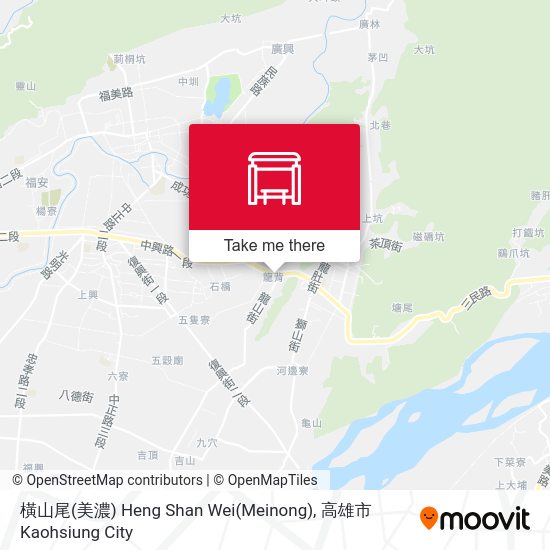 橫山尾(美濃) Heng Shan Wei(Meinong)地圖