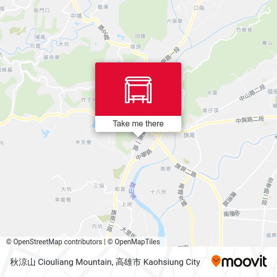秋涼山 Ciouliang Mountain地圖