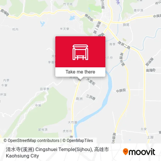 清水寺(溪洲) Cingshuei Temple(Sijhou)地圖