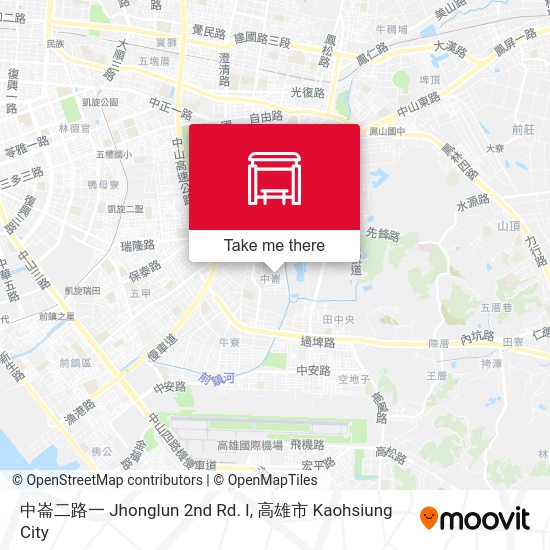中崙二路一 Jhonglun 2nd Rd. I map